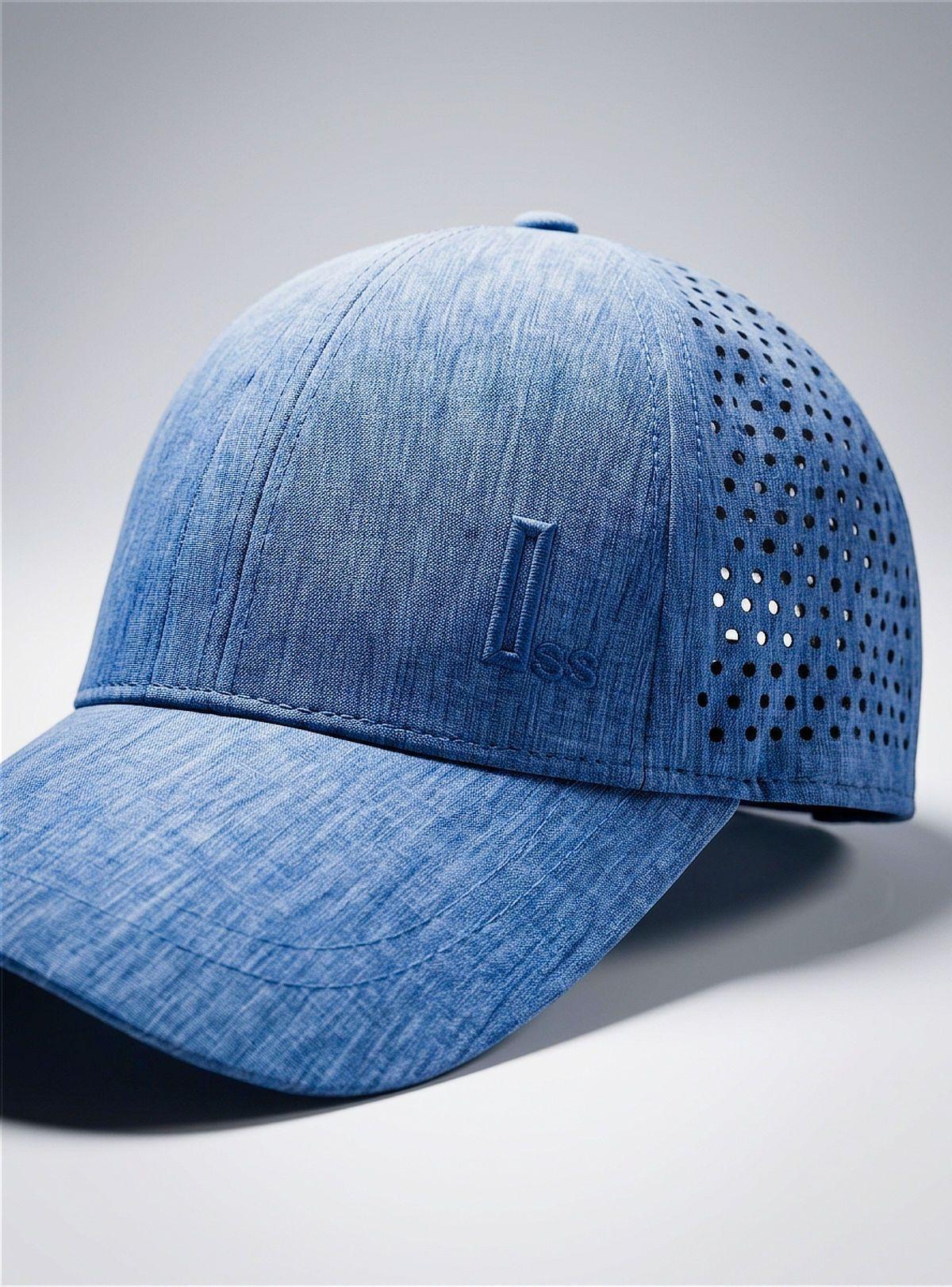 Jockey Trucker Gorra de hombre Azul Jaspeado - YMOSS-5