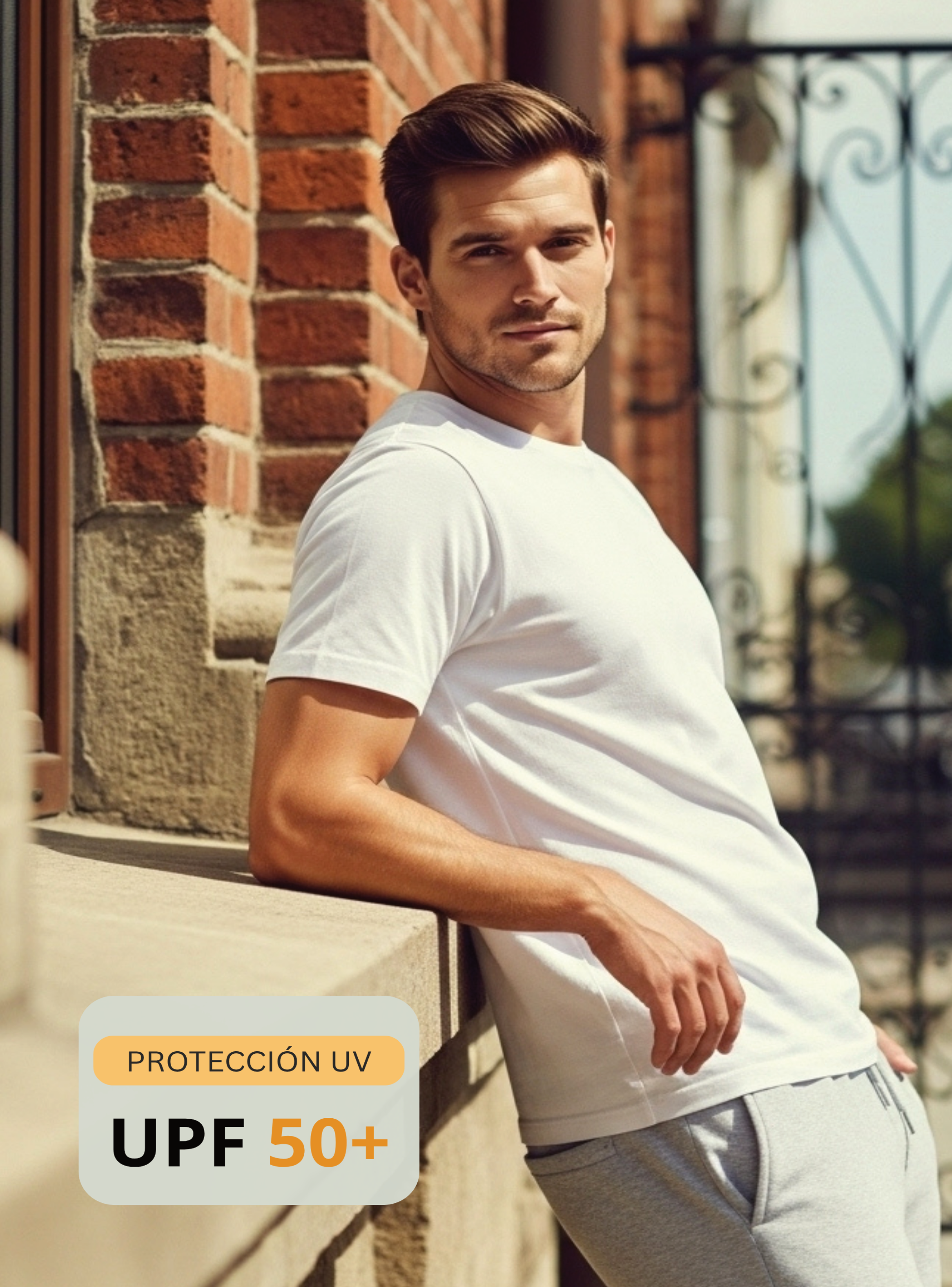Polera de hombre overzise algodón gamuza-2