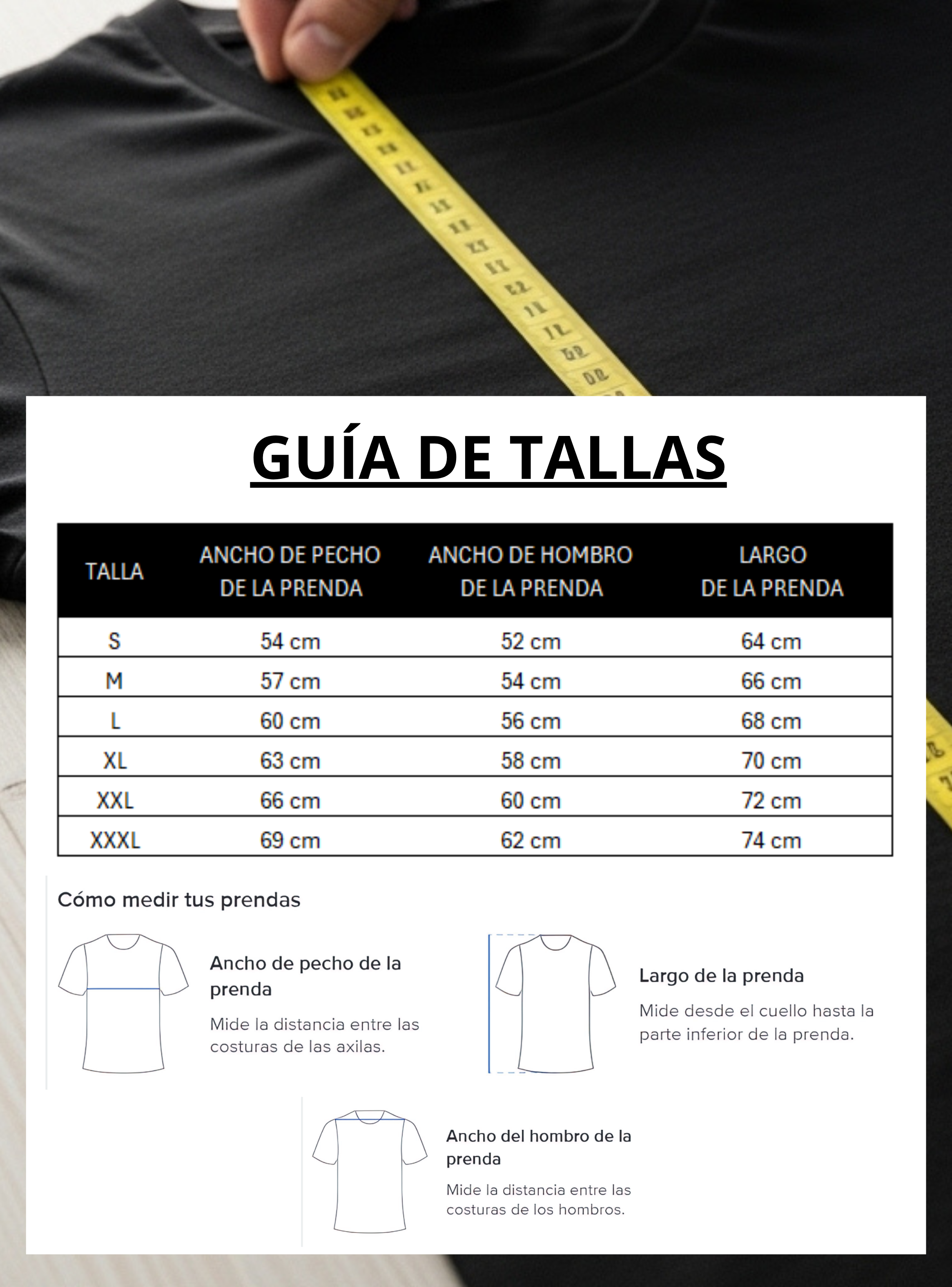Polera de hombre overzise algodón gamuza-4