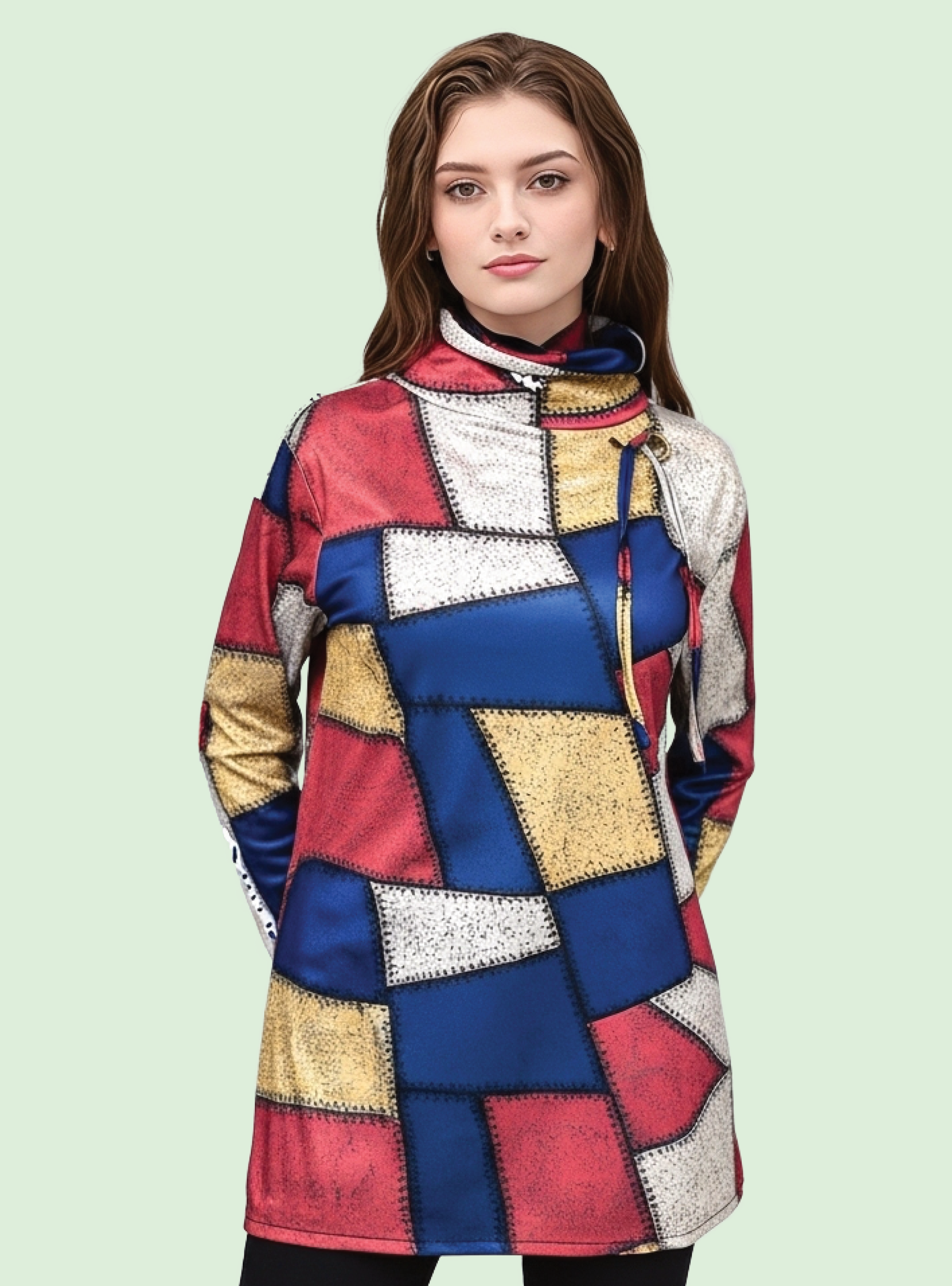 Blusa COLOBO Hipp Cuello Alto | Poleron de mujer-2