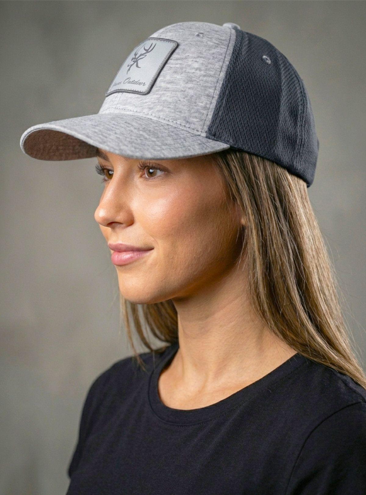 Jockey Gorra Trucker Mujer Gris Jaspeado - Ymoss Outdoor-2
