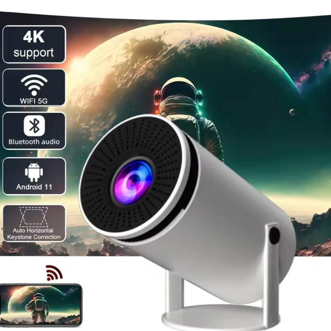 Proyector Mini Magcubic Ultra Hd Projector Multimedia 8000lm Blanco 220v-4