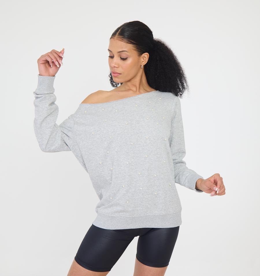 POLERON MUJER ELLESSE DINAMARCA GRIS MELANGE-0