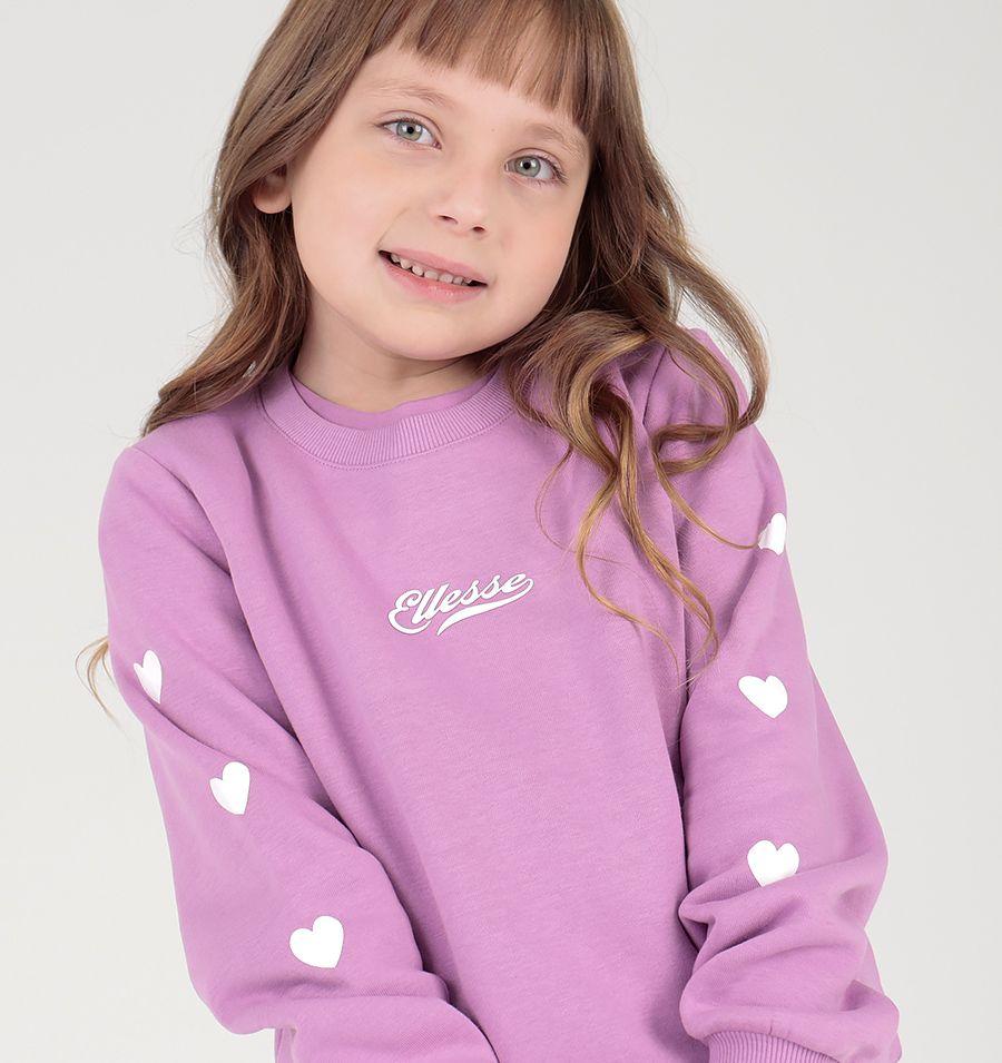 POLERON NIÑA ELLESSE GOLDIE MALVA-3