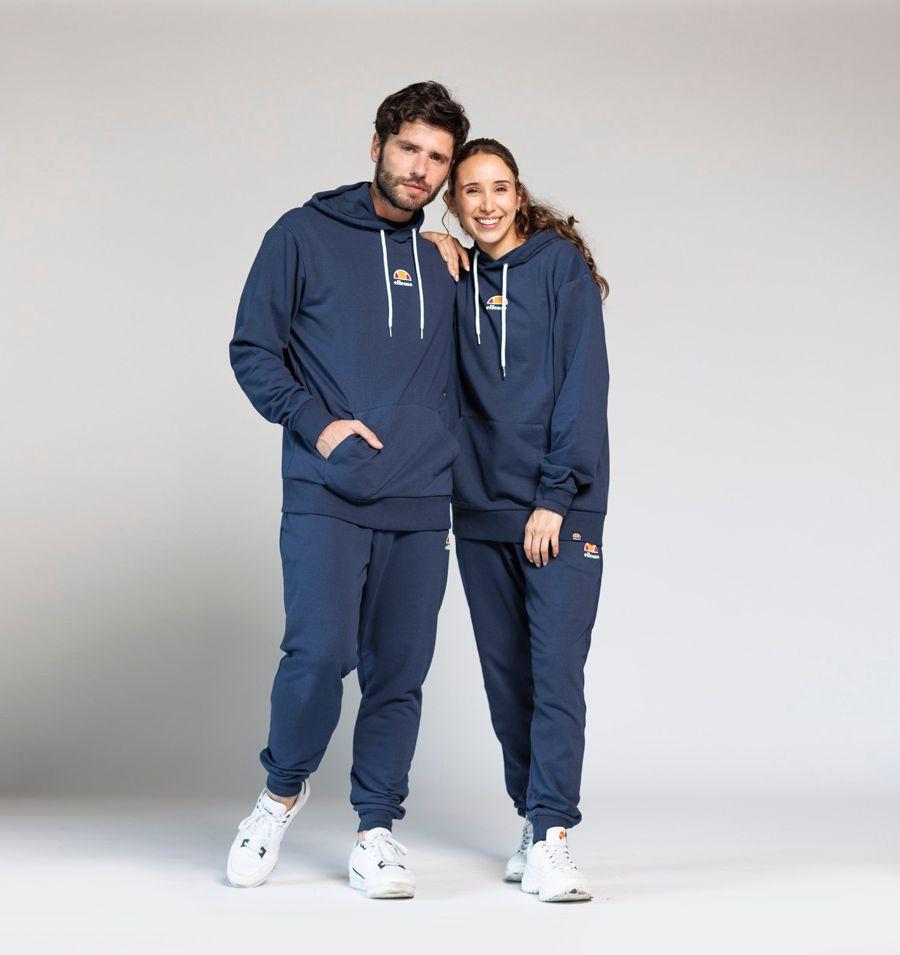 POLERON UNISEX ELLESSE COLUMBUS AZUL MARINO-0