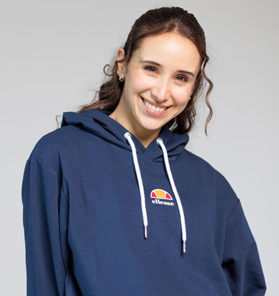 POLERON UNISEX ELLESSE COLUMBUS AZUL MARINO-6