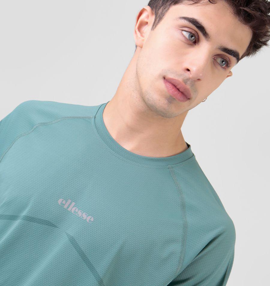 POLERA DEPORTIVA HOMBRE ELLESSE ARES VERDE-1