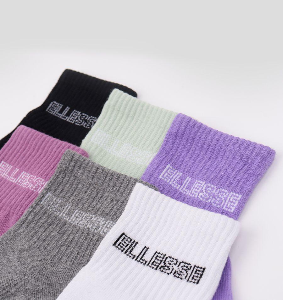 SIXPACK DE CALCETINES MUJER ELLESSE MARGARET MULTICOLOR-1