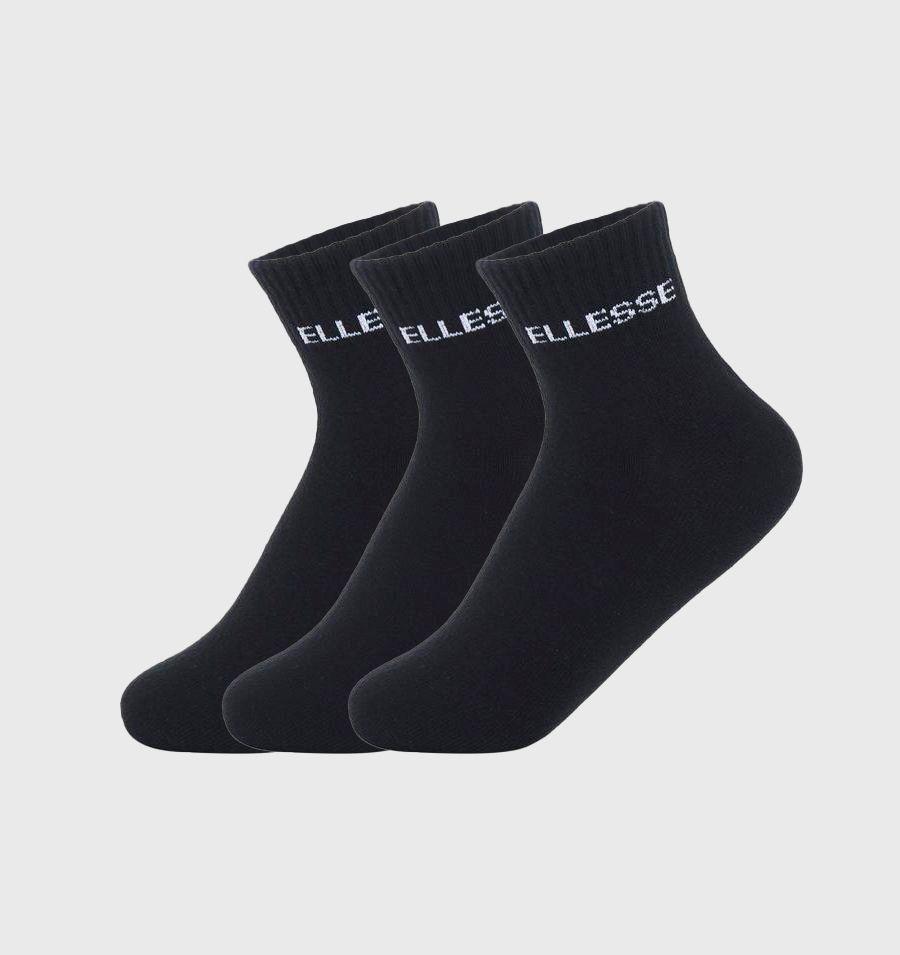 SIXPACK DE CALCETINES HOMBRE ELLESSE HENDRIX NEGRO-0