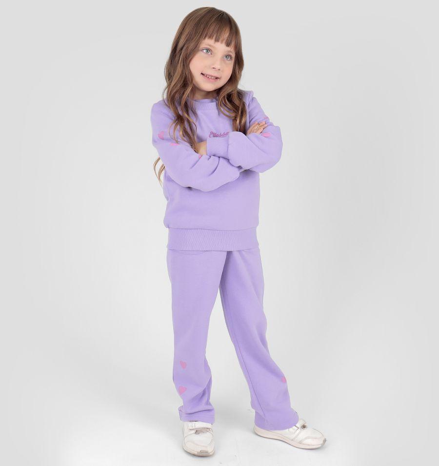 POLERON NIÑA ELLESSE GOLDIE LILA-2