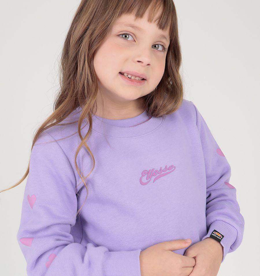 POLERON NIÑA ELLESSE GOLDIE LILA-3