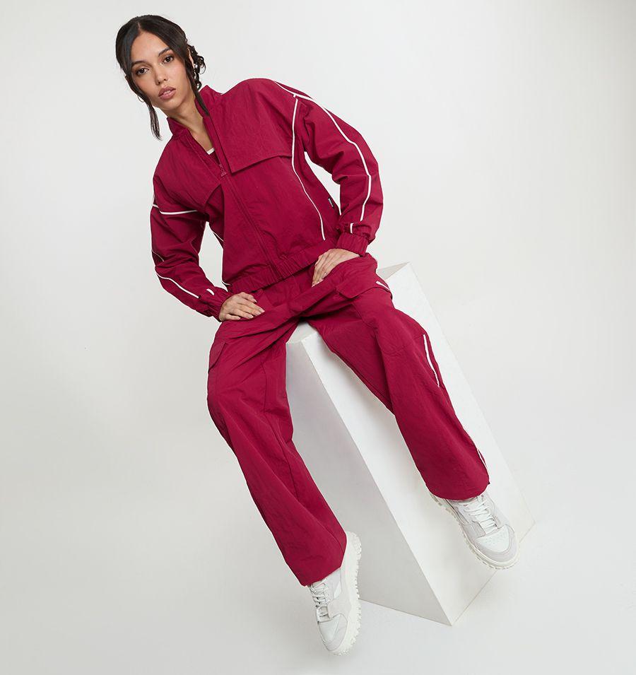 CHAQUETA MUJER ELLESSE GUADALUPE BURGANDY-3