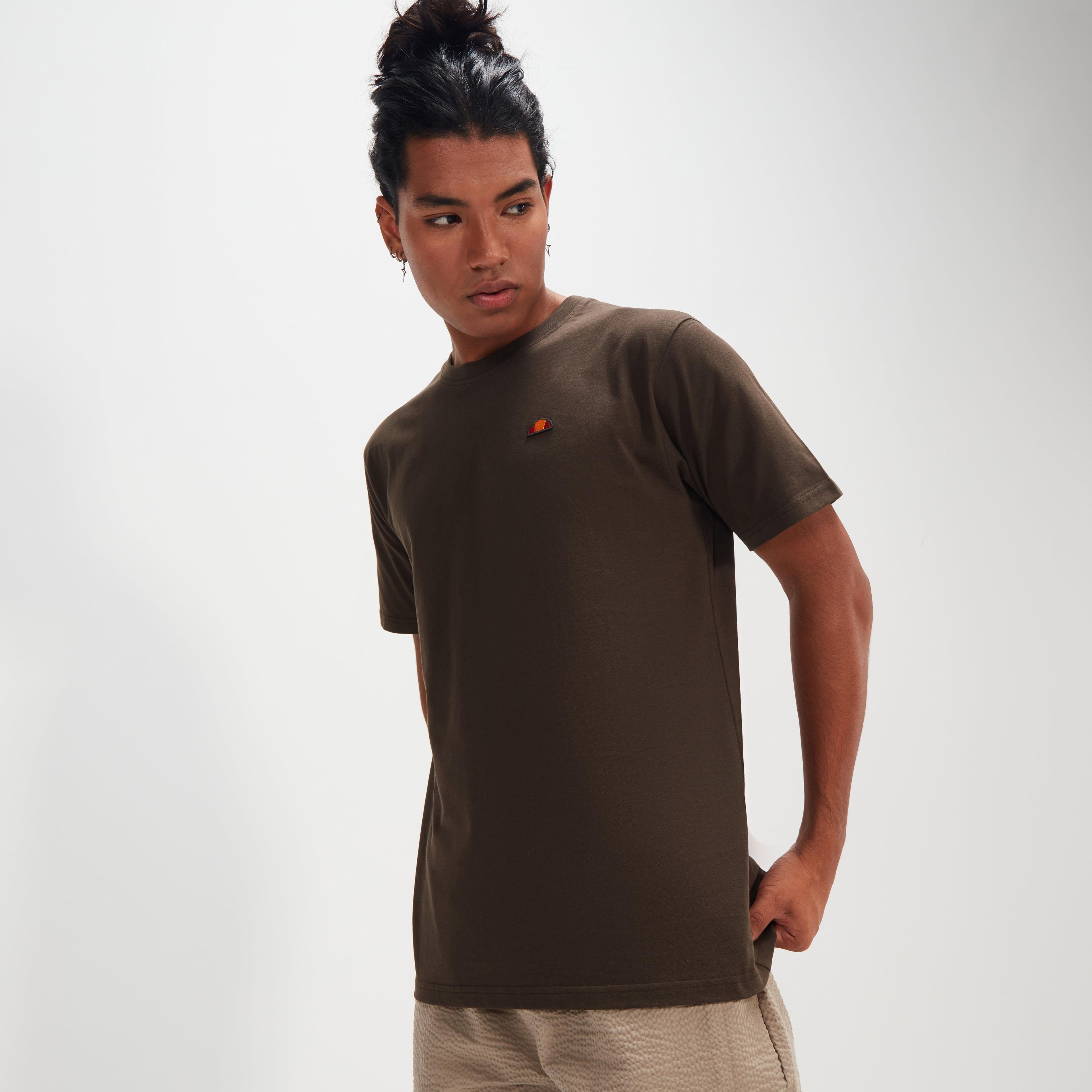 POLERA HOMBRE ELLESSE TAIPA DARK BROWN-0