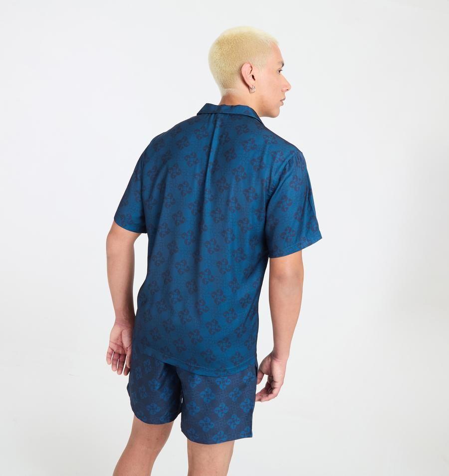 CAMISA HOMBRE ELLESSE BASS AZUL MARINO-1