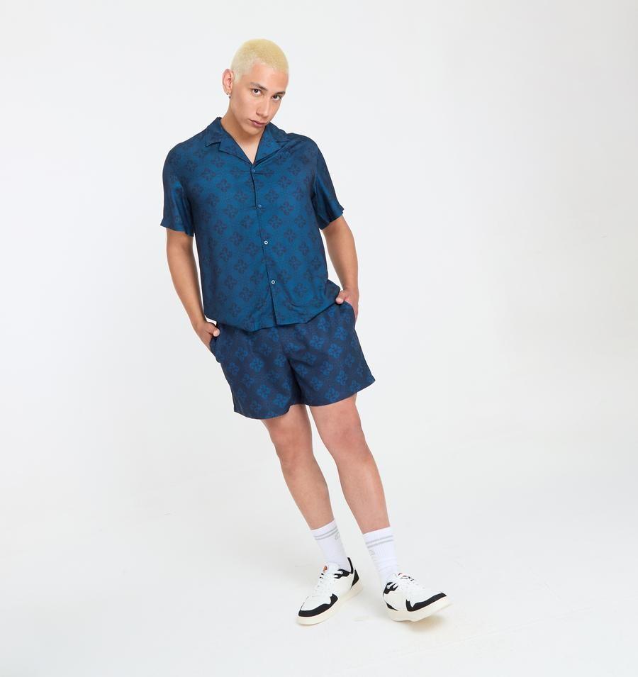 CAMISA HOMBRE ELLESSE BASS AZUL MARINO-3