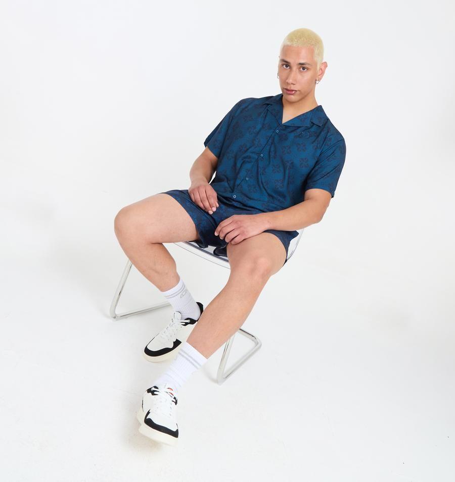 CAMISA HOMBRE ELLESSE BASS AZUL MARINO-4