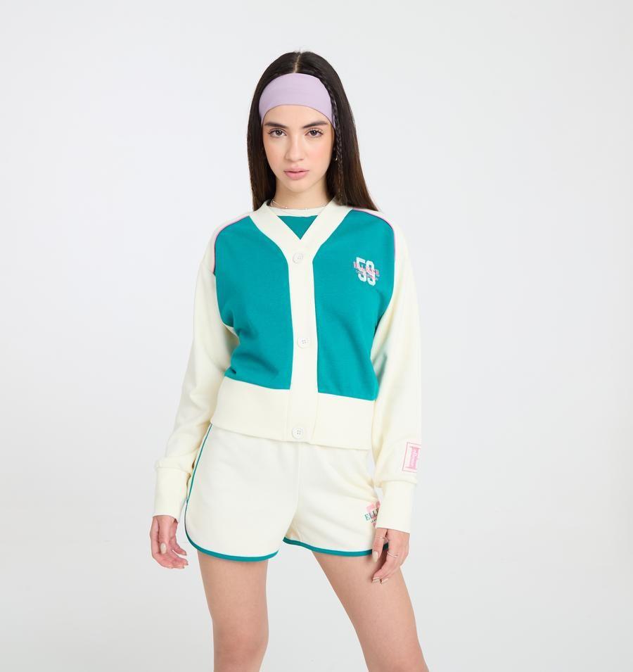 POLERON MUJER ELLESSE GRISELDA VERDE-0