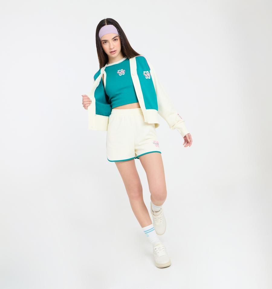 POLERON MUJER ELLESSE GRISELDA VERDE-4