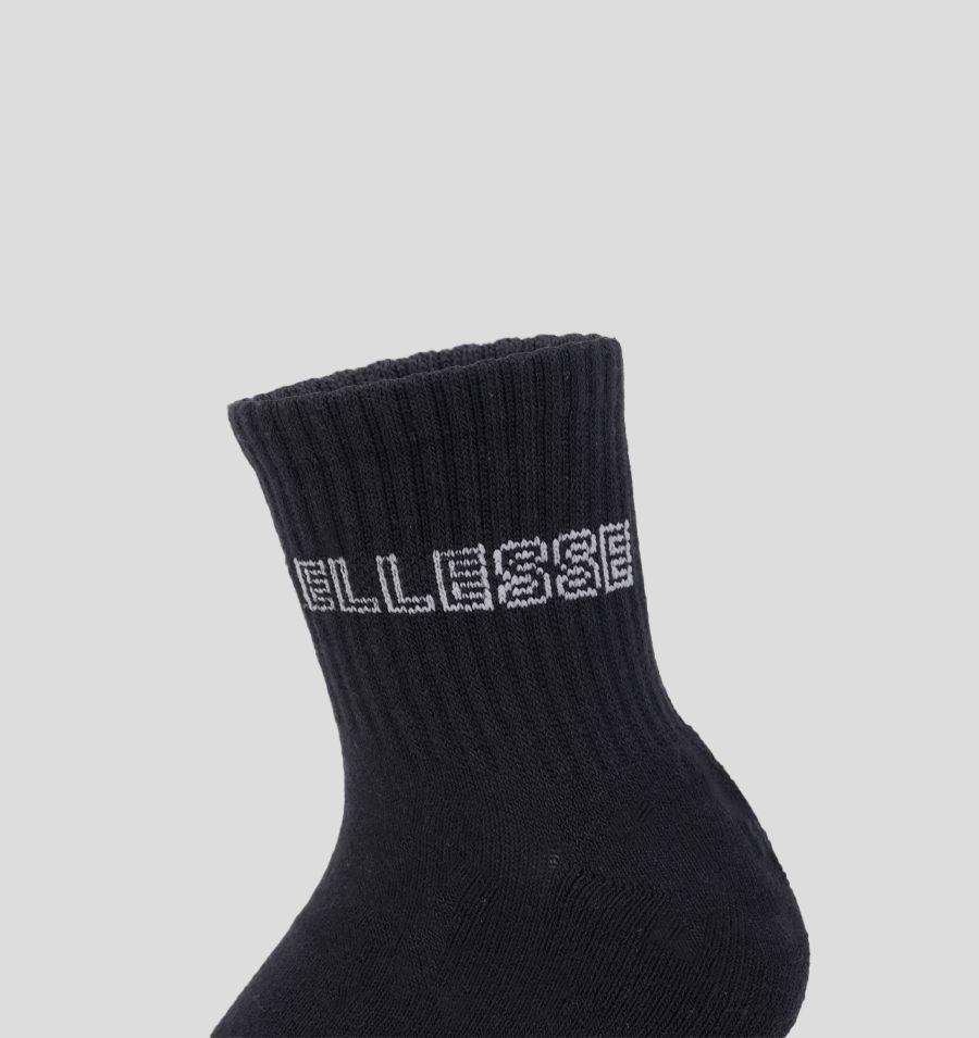 SIXPACK DE CALCETINES HOMBRE ELLESSE HAMISH NEGRO-1