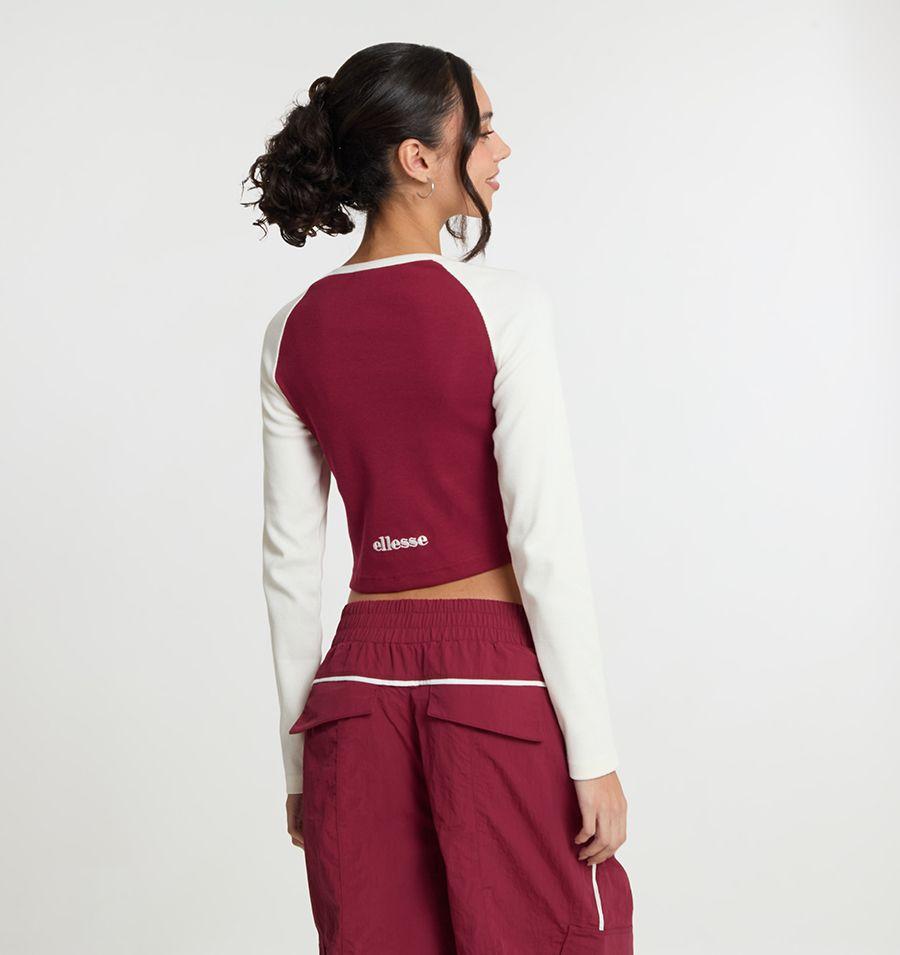 POLERA MUJER ELLESSE GAEL BURGANDY-1