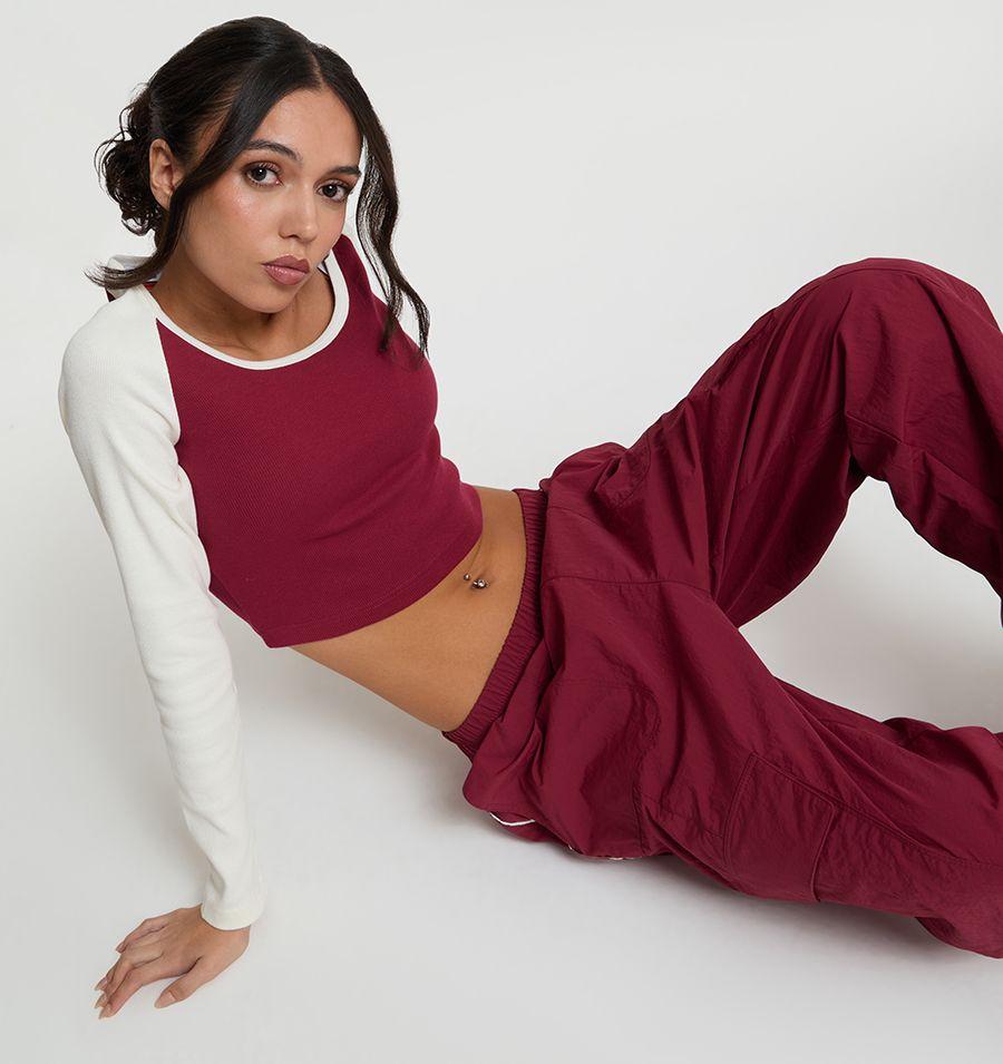POLERA MUJER ELLESSE GAEL BURGANDY-4