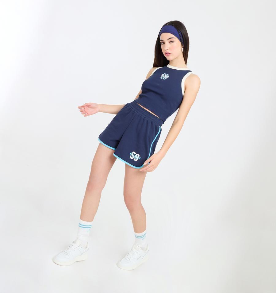 SHORT MUJER ELLESSE GRIDA AZUL MARINO-3