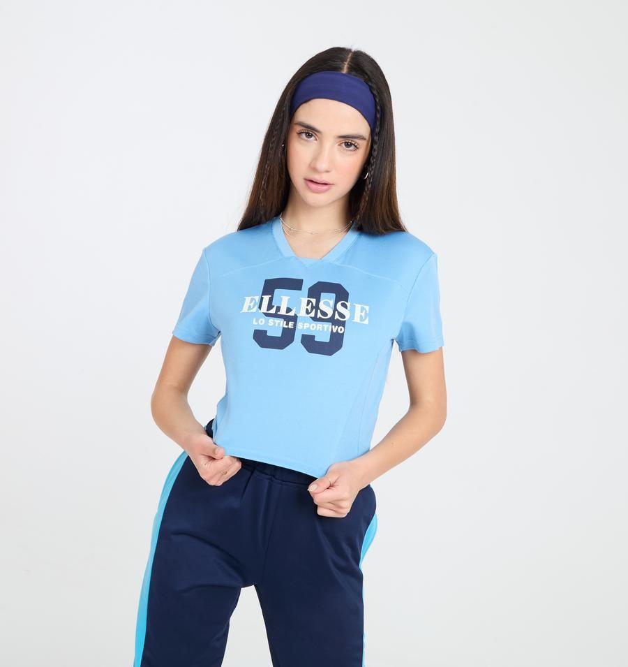 POLERA MUJER ELLESSE GALATEA CELESTE-0