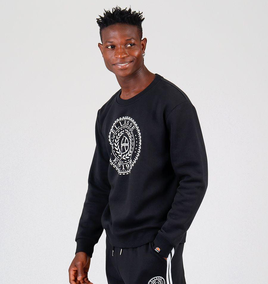 POLERON HOMBRE ELLESSE AARON NEGRO-0