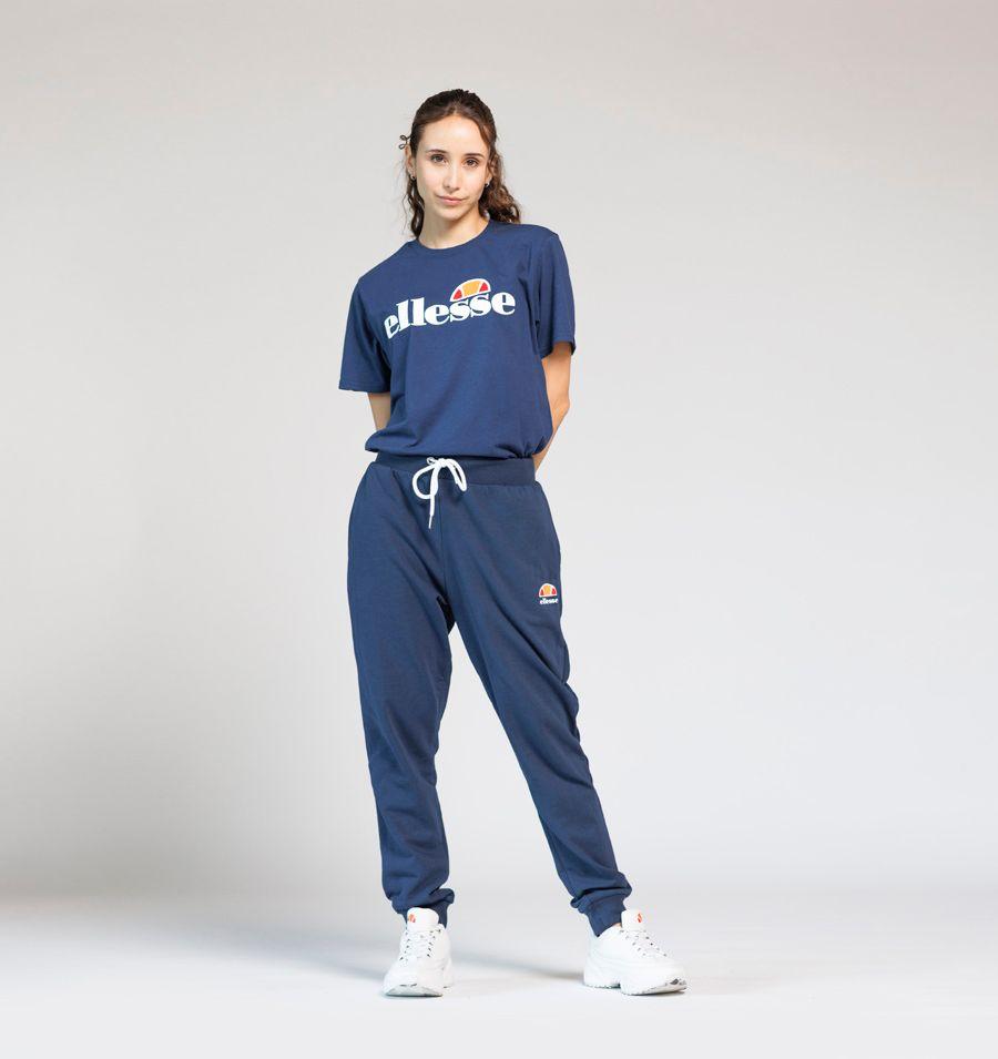 PANTALON JOGGER UNISEX ELLESSE SANNIO AZUL MARINO-4
