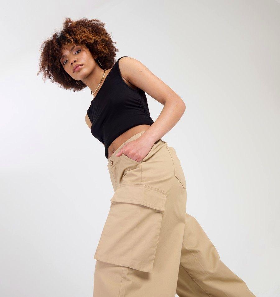 PANTALON MUJER ELLESSE GALILEA CAMEL-2