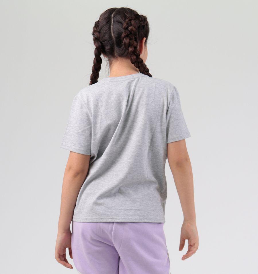 POLERA DEPORTIVA NIÑA ELLESSE BELLA GRIS MELANGE-3