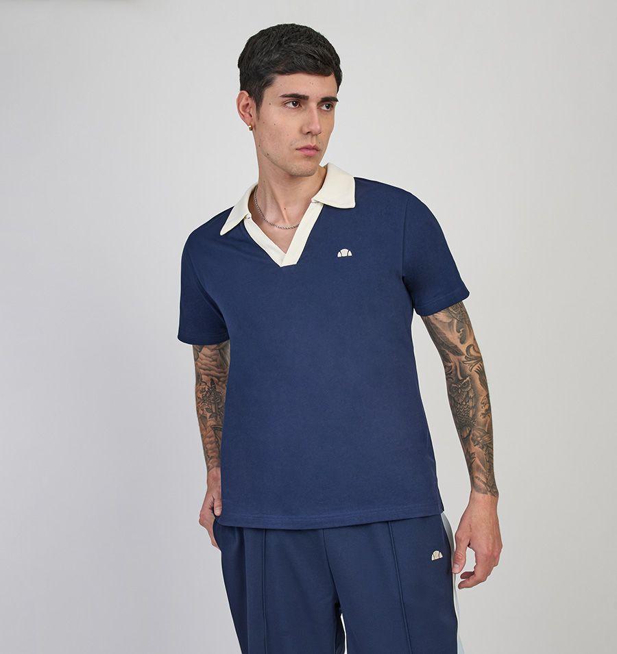 POLERA HOMBRE ELLESSE BORIS AZUL MARINO-0