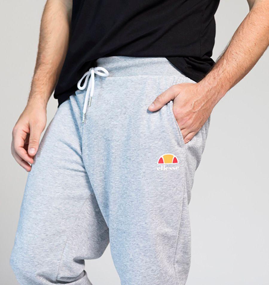 PANTALON JOGGER UNISEX ELLESSE SANNIO GRIS MELANGE-2