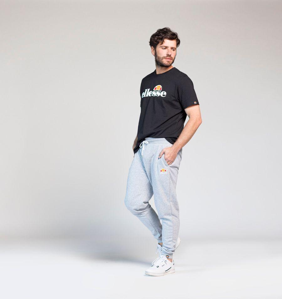 PANTALON JOGGER UNISEX ELLESSE SANNIO GRIS MELANGE-0