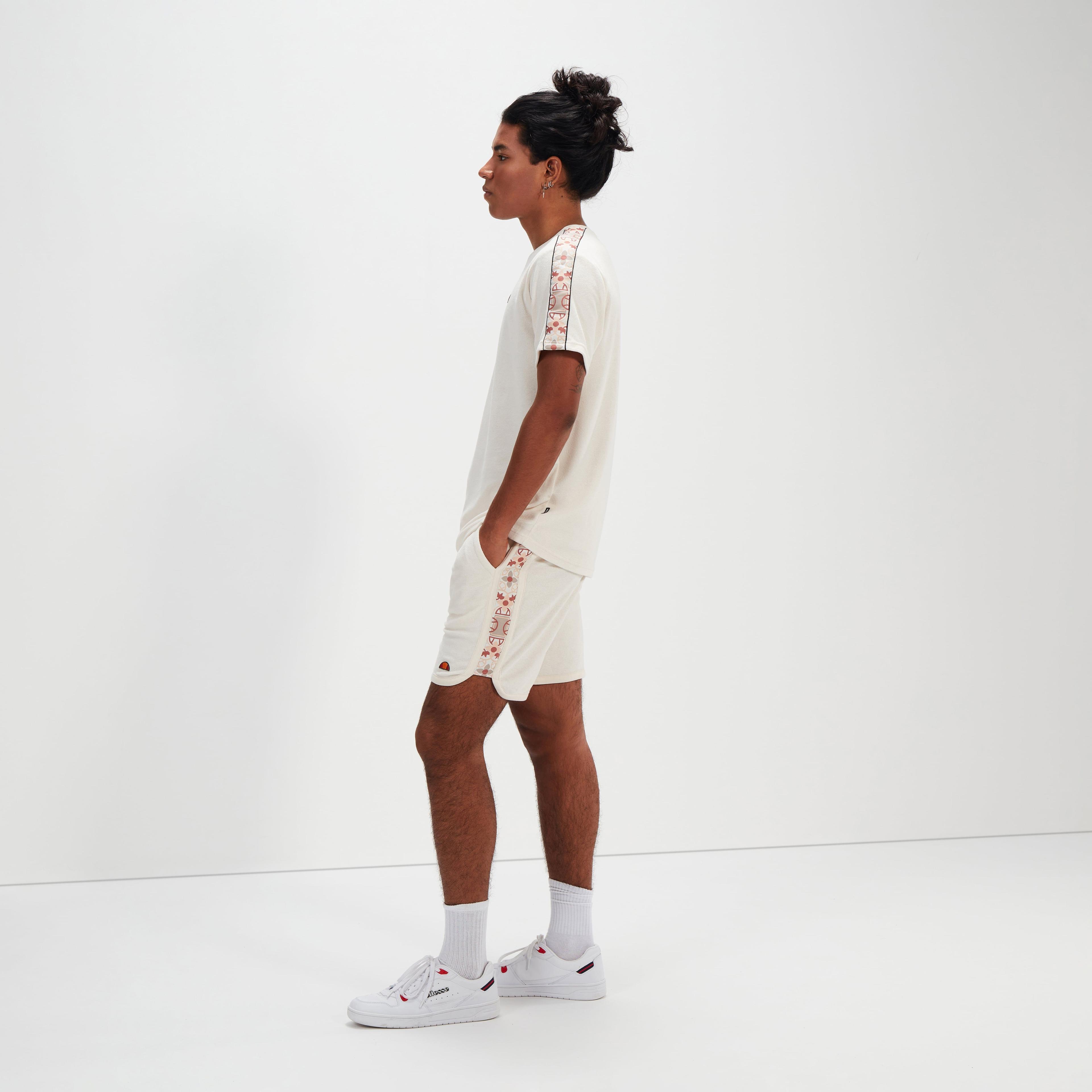 SHORT HOMBRE ELLESSE DOUGALI OFF WHITE-5