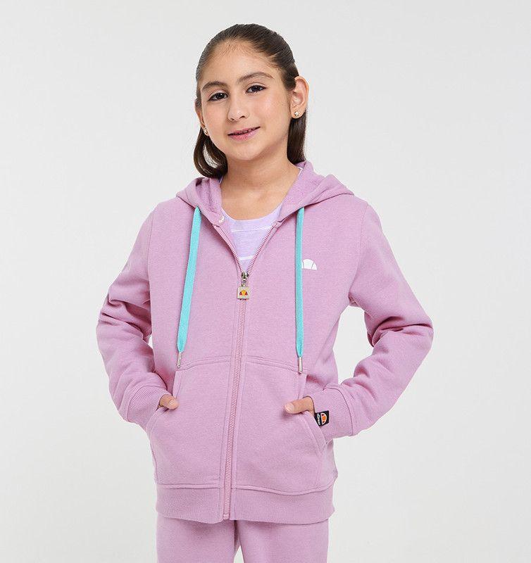 POLERON NIÑA ELLESSE NEVE ROSADO-3