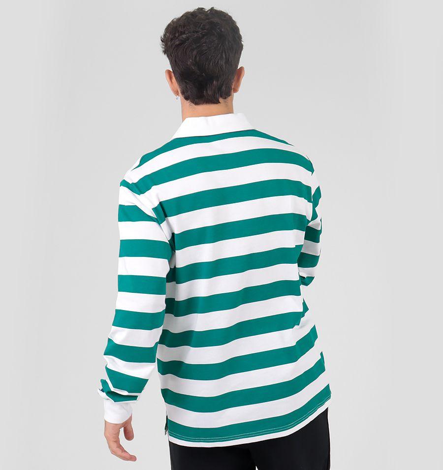 POLERA HOMBRE ELLESSE BROOKS RAYAS/VERDE-1