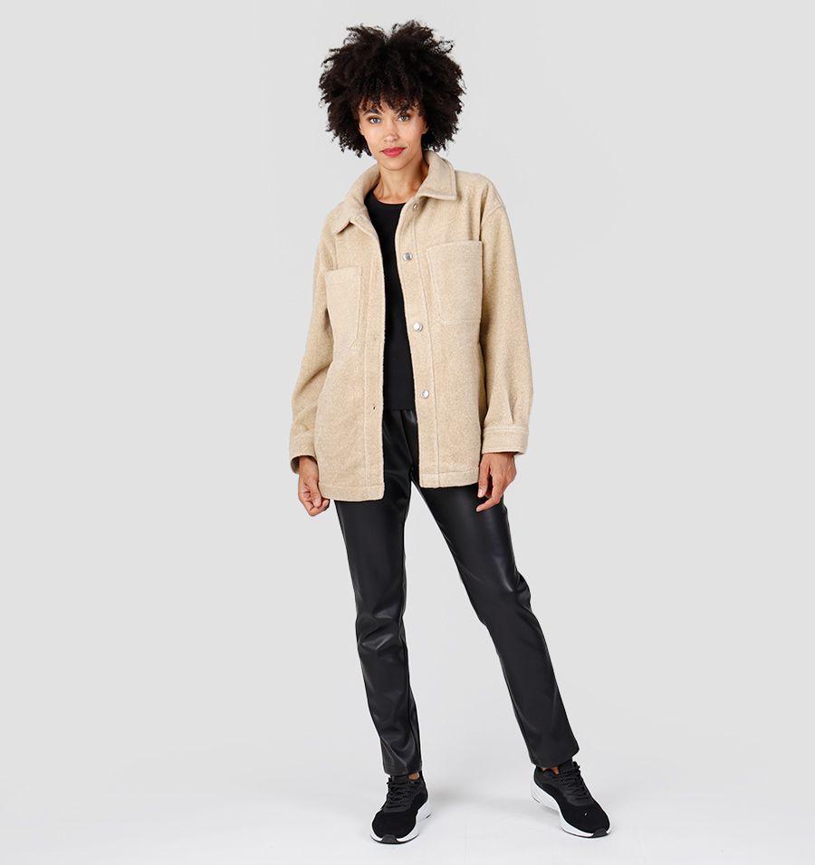 CHAQUETA MUJER ELLESSE DAVI BEIGE-0