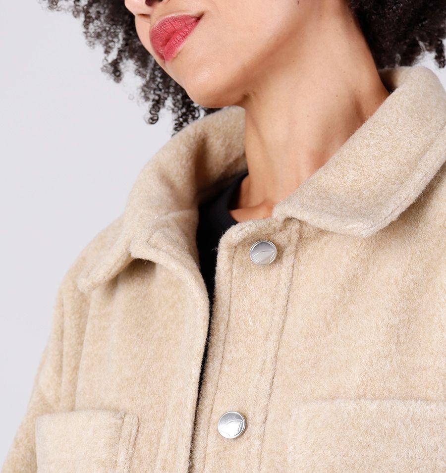 CHAQUETA MUJER ELLESSE DAVI BEIGE-1