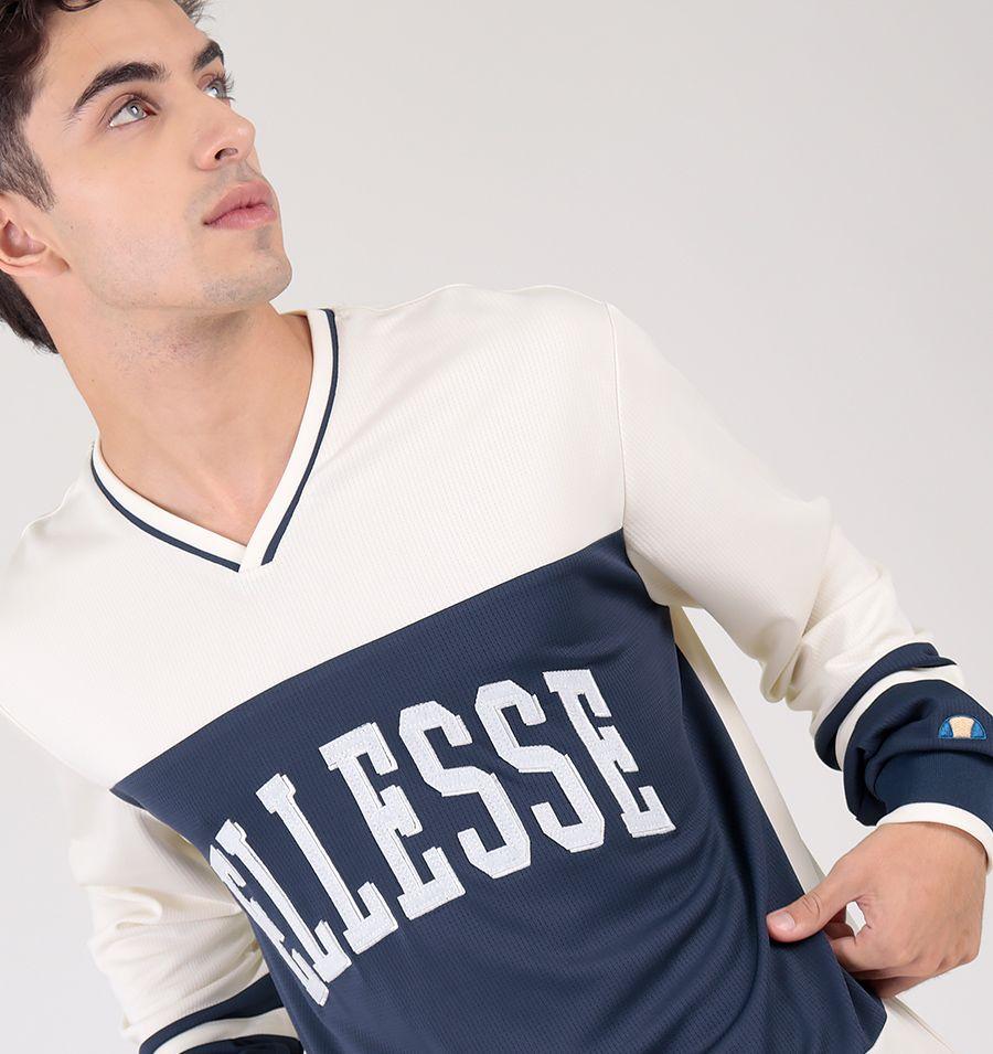 POLERA HOMBRE ELLESSE BODIE AZUL MARINO-1
