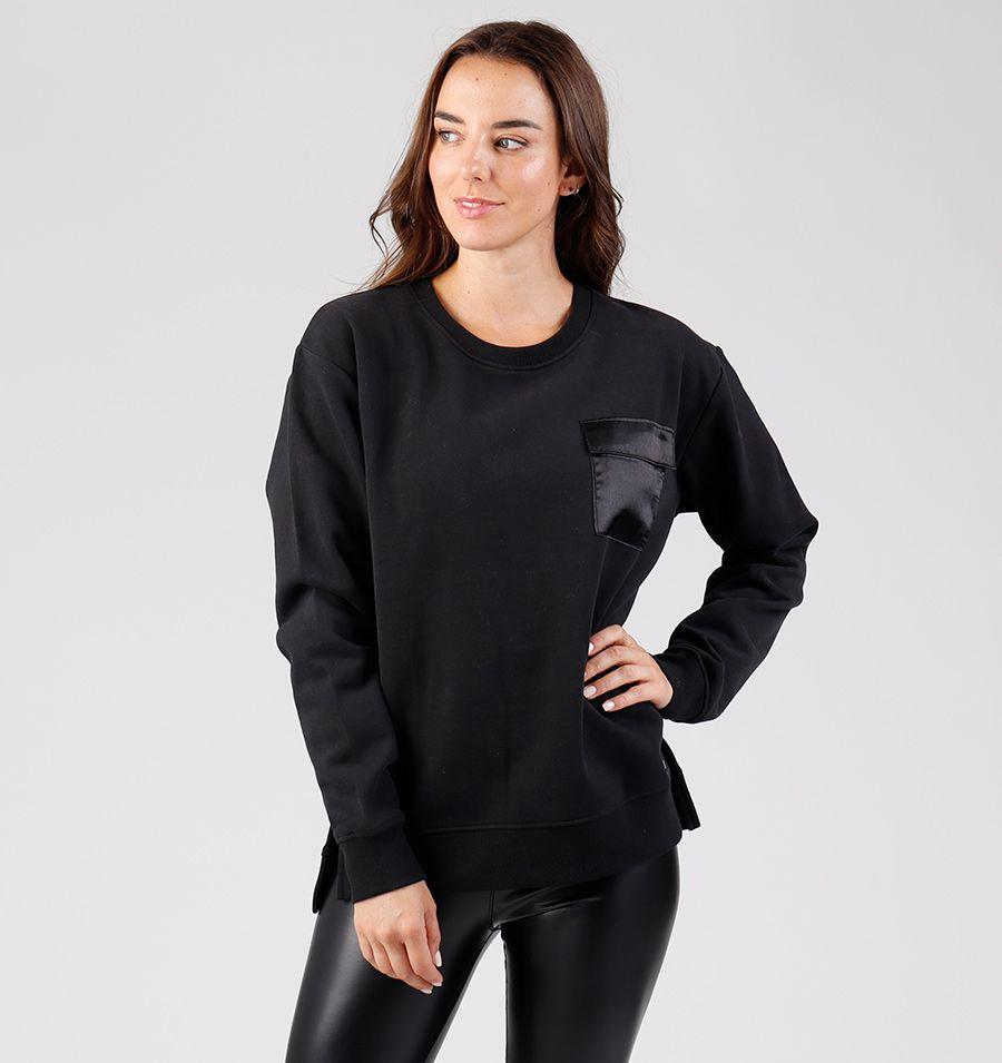 POLERON MUJER ELLESSE DONA NEGRO-0