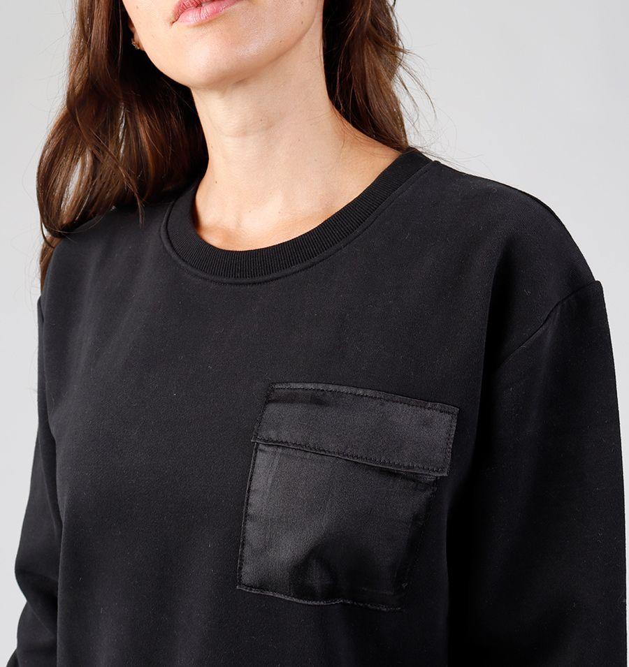 POLERON MUJER ELLESSE DONA NEGRO-3
