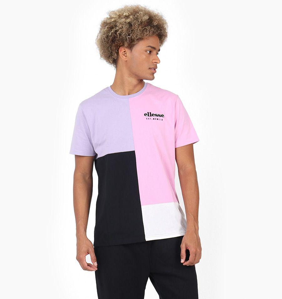 POLERA HOMBRE ELLESSE HEFESTO NEGRO/ROSA/LILA-0