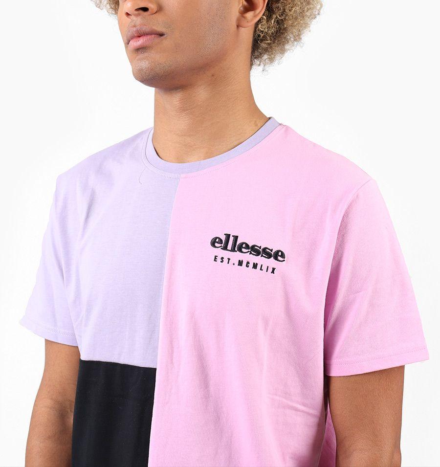 POLERA HOMBRE ELLESSE HEFESTO NEGRO/ROSA/LILA-3