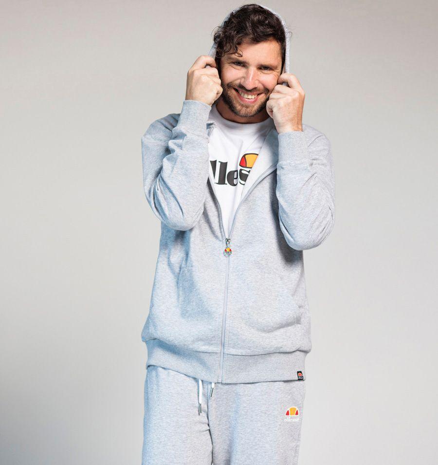 POLERON UNISEX ELLESSE SABATINO GRIS-3