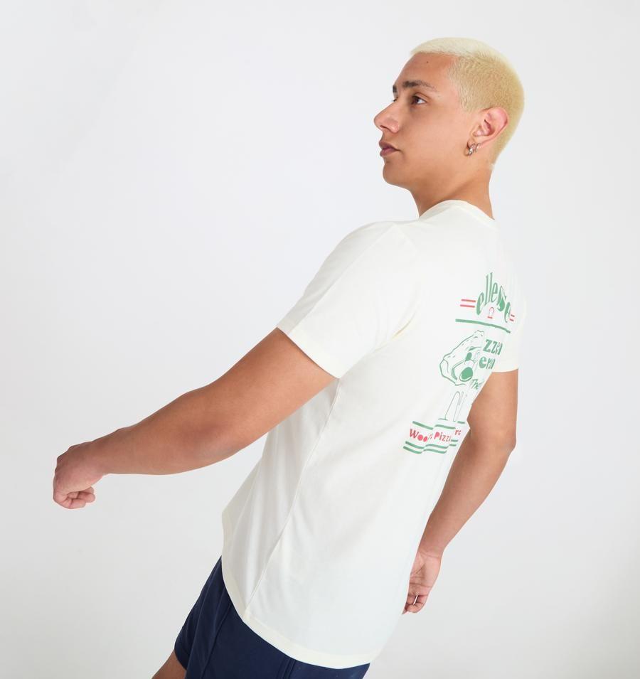 POLERA HOMBRE ELLESSE BLAINE BLANCO-4