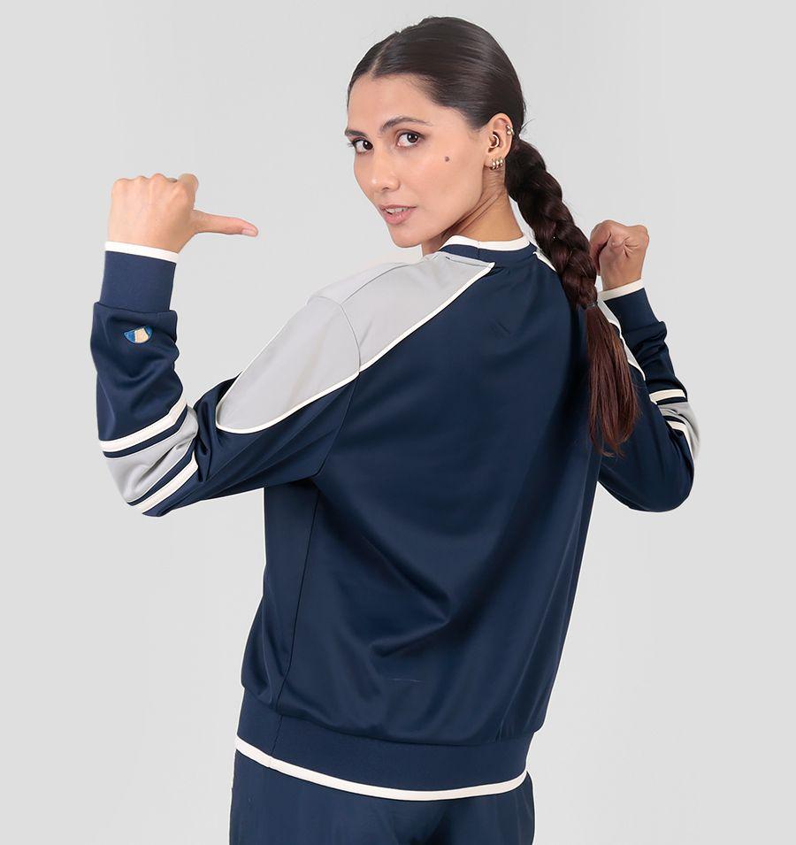 POLERON MUJER ELLESSE BIANCA AZUL MARINO-2