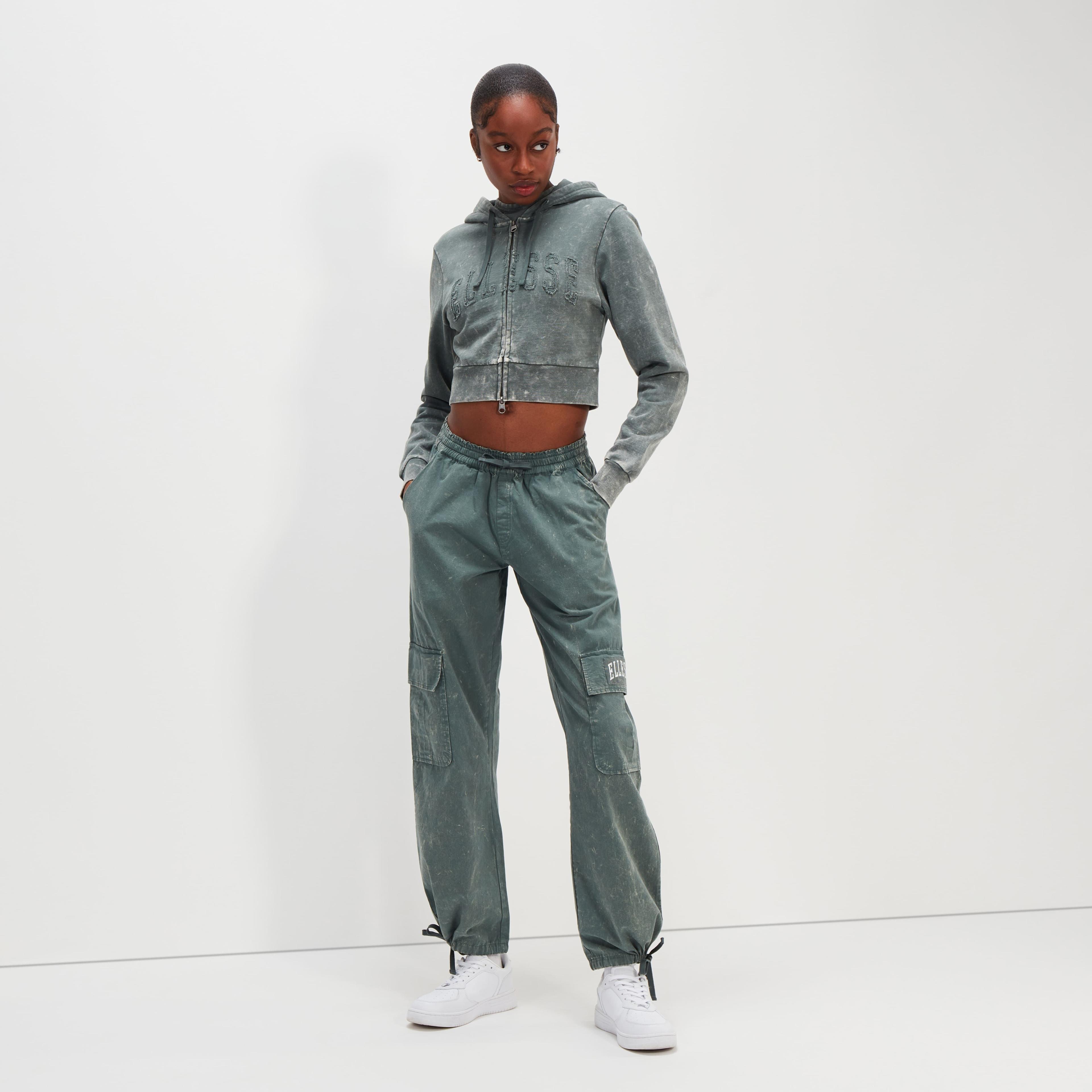 POLERON MUJER ELLESSE LOU DARK GREEN-0