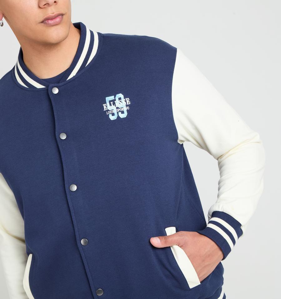 POLERON HOMBRE ELLESSE BLAZE AZUL MARINO-2