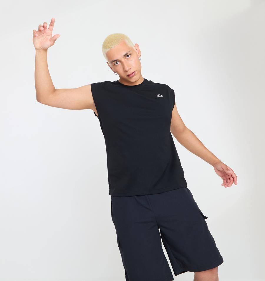 POLERA HOMBRE ELLESSE BRIEN NEGRO-4